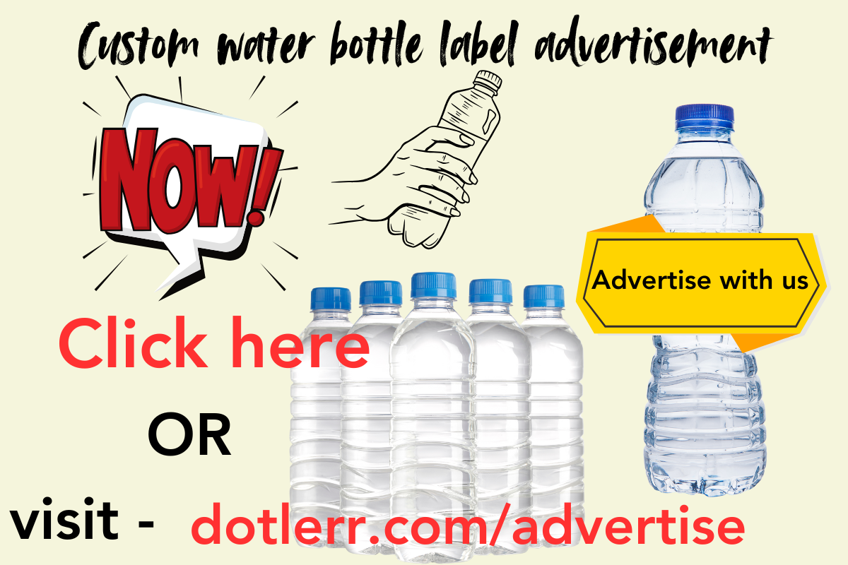 Custom Water Bottle Advertisement